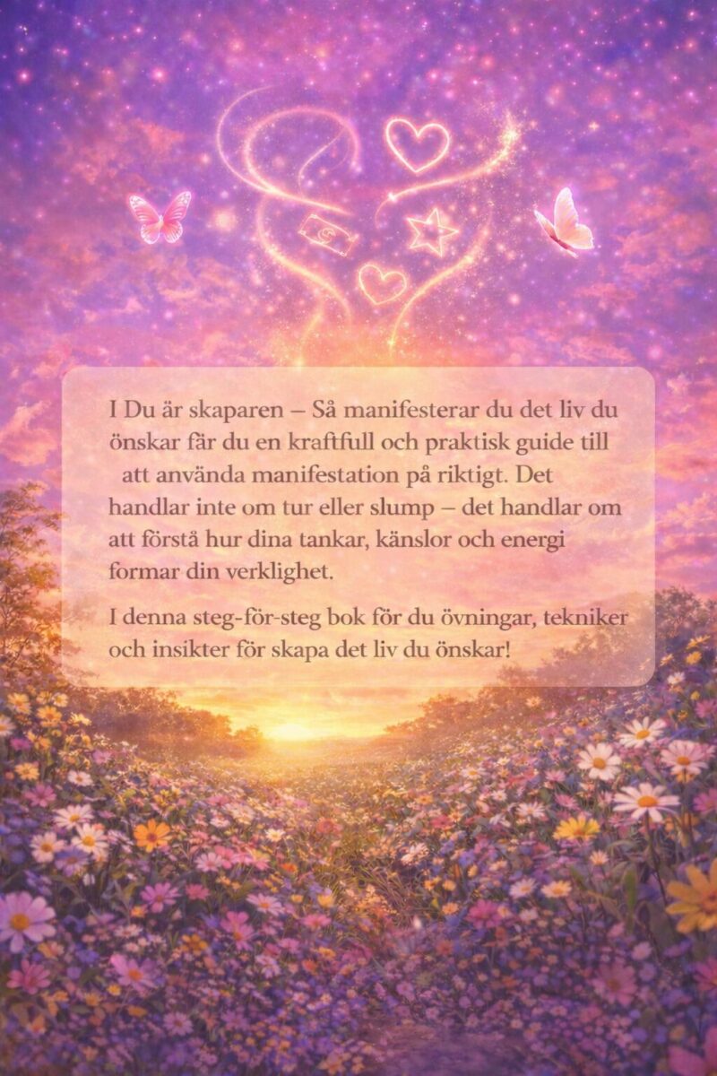 Du är skaparen - Baksidetext Du är skaparen Baksidetext