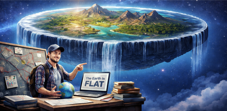 Flath Earth - Dunning kruger effekten | Vitales.se