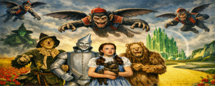 Trollkarlen från Oz Flying Monkeys - Vitales,se