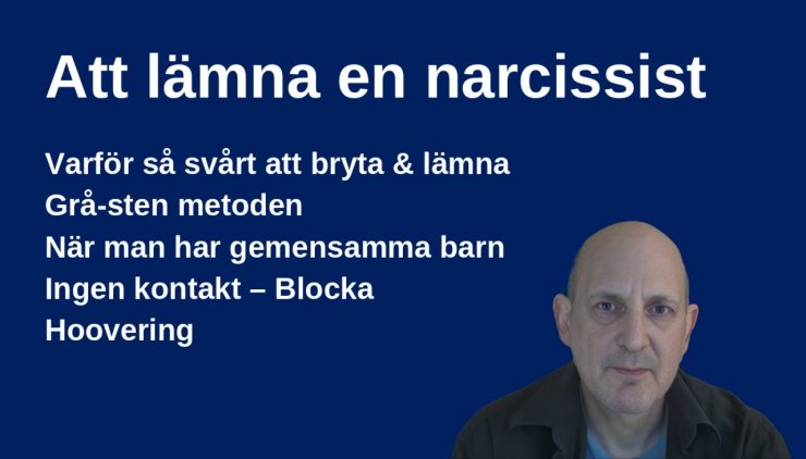 Bryta upp och lämna en narcissist - Vitales